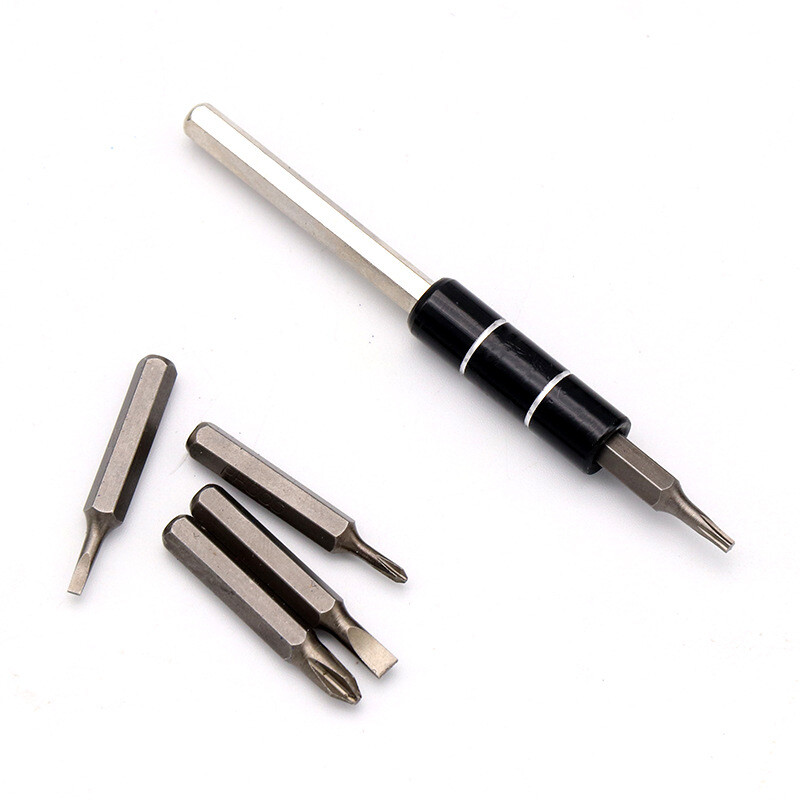 7pcs Screwdriver Set 5 Kinds Bits Replaceable Multipurpose Cross Straight Head