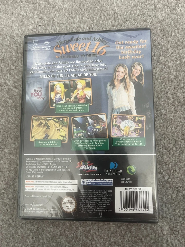 Mary-Kate and Ashley Sweet 16 Nintendo Gamecube [New & Sealed] PAL - Image 2 of 4