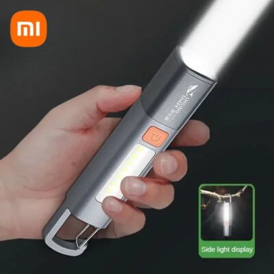 Xiaomi Outdoor Taschenlampe tragbar starkes Licht variabler Fokus mit Flutlicht