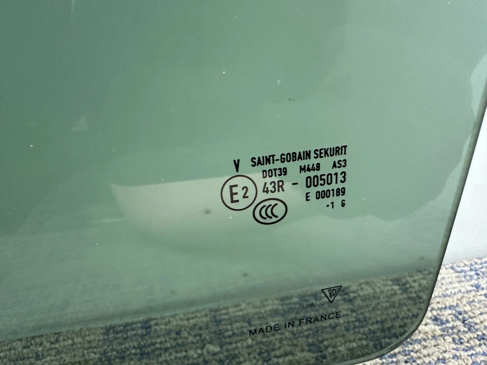 🔥2011 - 2014 PORSCHE CAYENNE PUERTA TRASERA IZQUIERDA LADO CONDUCTOR VENTANA CRISTAL OEM Foto 2 de 3