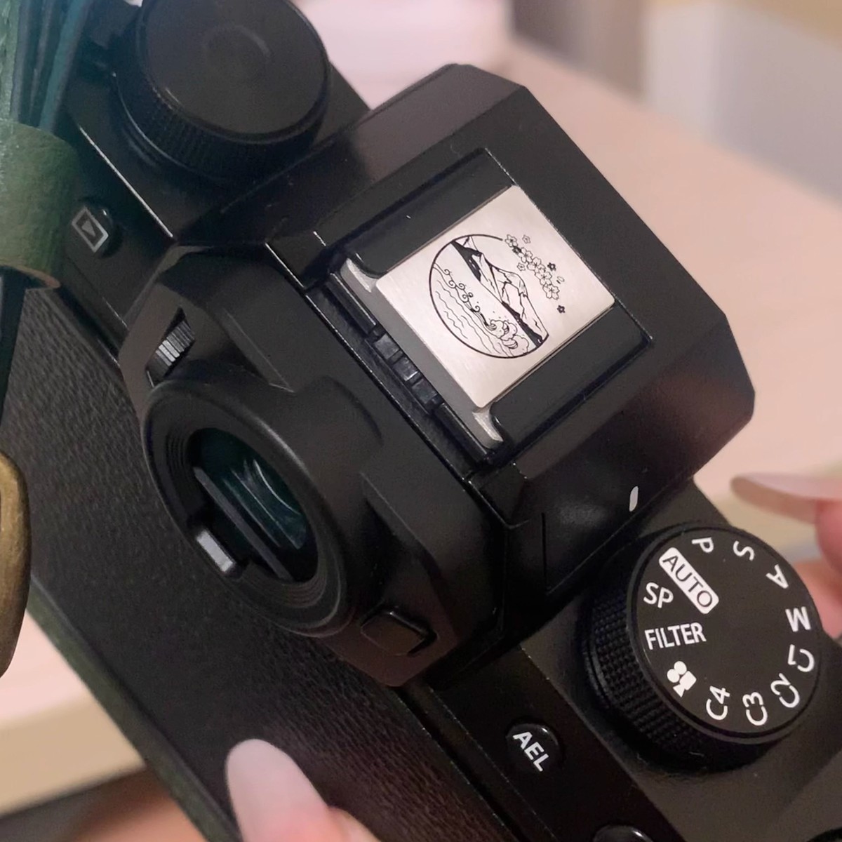 Dustproof Camera Hot Cold Shoe Cover Cap For Fuji Fujifilm XT5