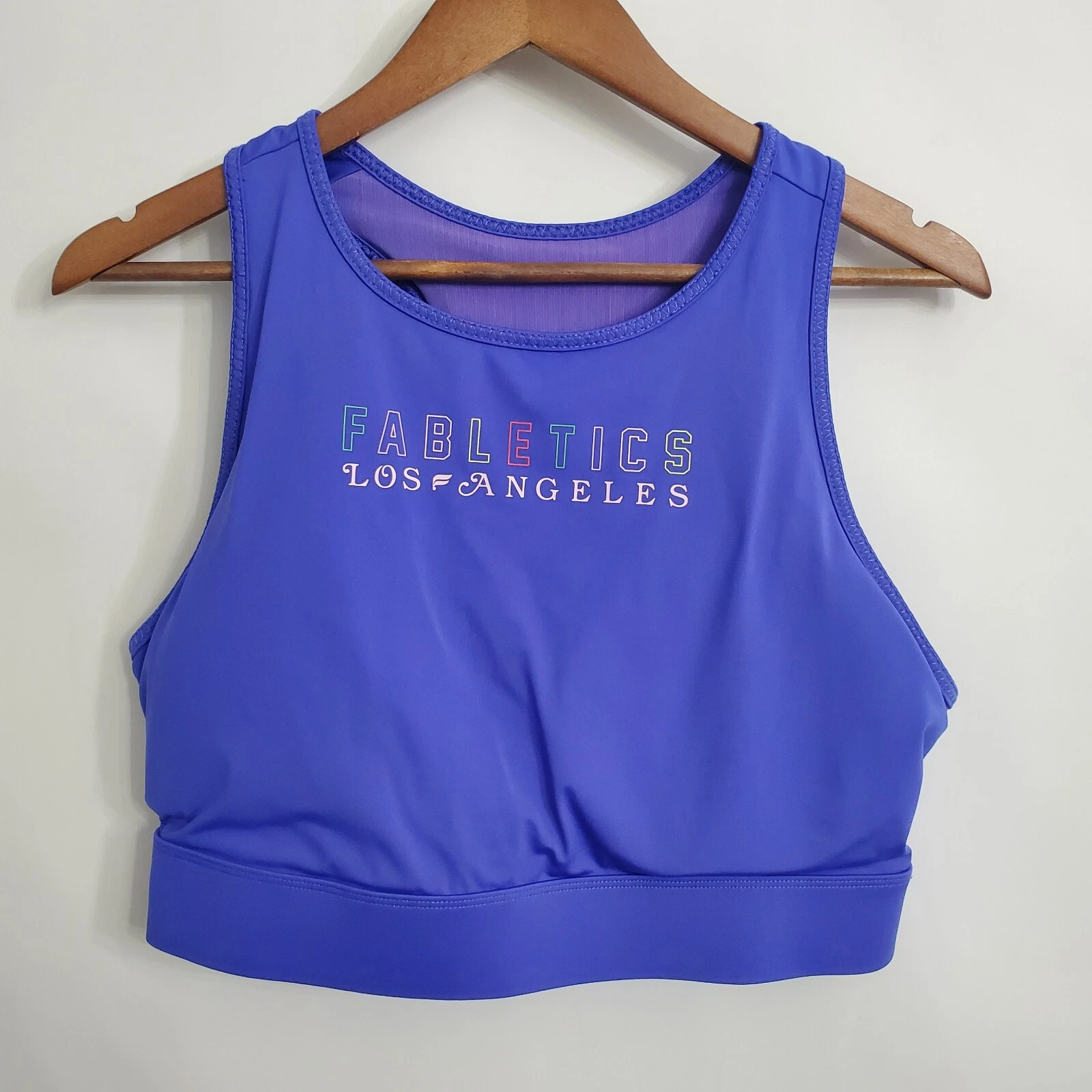 fabletics trinity high impact padded active gym tank-bra