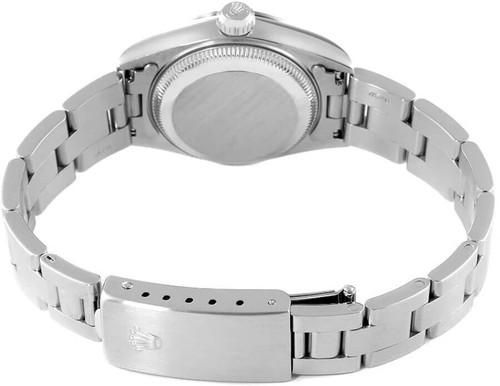 Rolex Oyster Perpetual 79160 26mm White Roman Dial Oyster Ladies Steel Watch - Picture 2 of 3