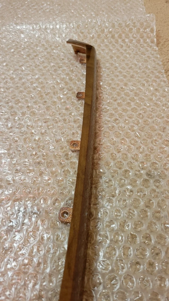 BMW 745li 745i 760li 760i 760i Serie 7 E65 E66 2002-2008 reposabrazos puerta trasera moldura de madera fabricante original Foto 2 de 4