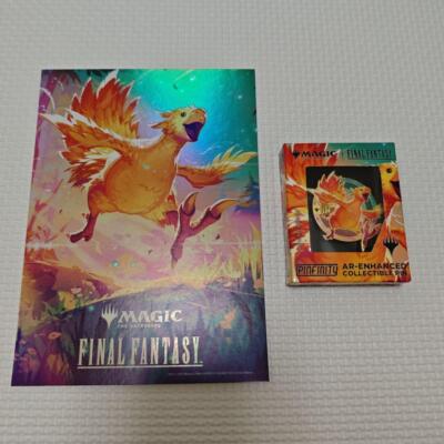 MTG Final Fantasy Chocobo Pin Badge Mini Poster Set Magic