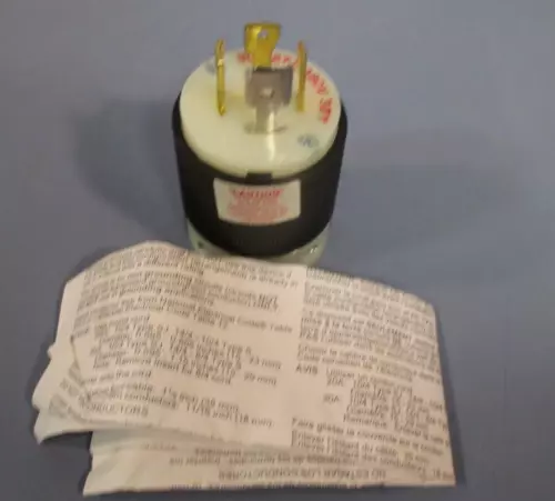 HUBBELL TWISTLOCK PLUG 4-POLES 4-WIRES, 30A 3PH, 277/480V HBL2761