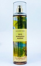 1 Bath  Body Works RIO PINEAPPLE MANGO Fine Fragrance Mist Body Spray 8 oz