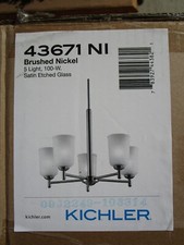 Kichler Shailene Collection Dining Living Room 5 Light Chandelier Brushed Nickel