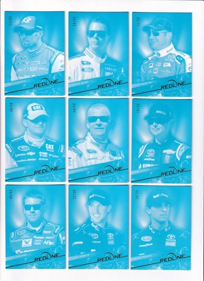 2013 Redline CYAN NUMBERED PARALLEL #8 Clint Bowyer #xx/50!-ONE CARD ONLY!
