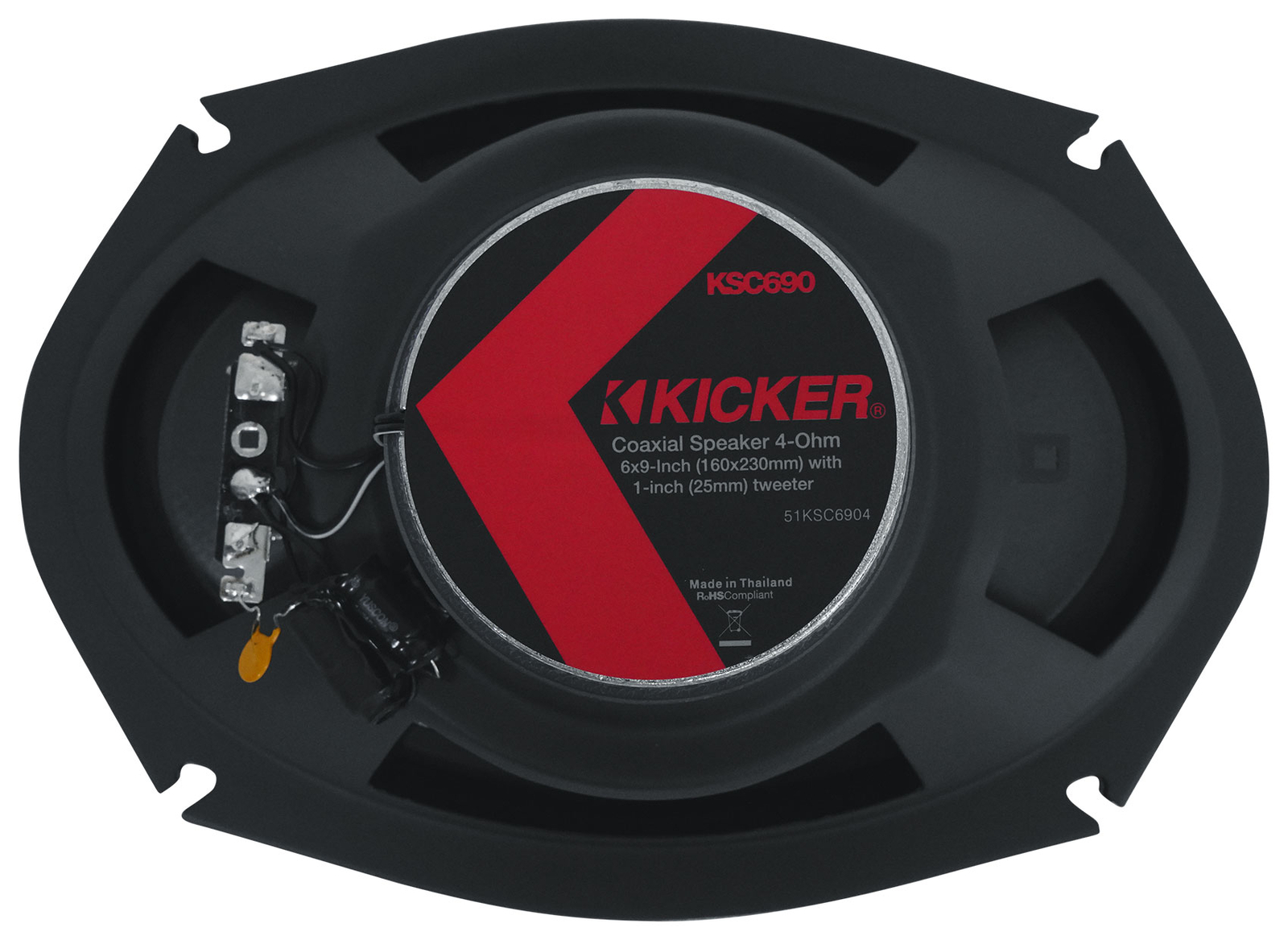 Пара автомобильных аудиодинамиков Kicker 51KSC6904 6x9 150 Вт RMS KSC6904 KSC690