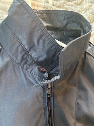 Vintage Members Only 1980s Men’s Full Zip Bomber Jacket, Navy Blue ~ Size 42 - Picture 5 of 14