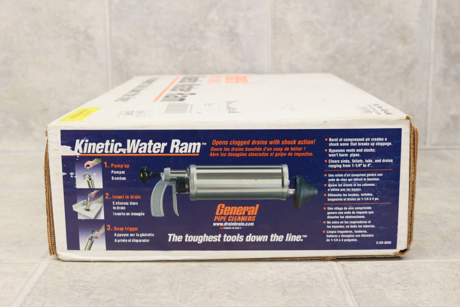 General Pipe Cleaners KRAWC Water Ram Drain Cleaner w/Case eBay