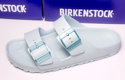 Birkenstock Womens Arizona Stealth Buckle EVA Surf Green 39 | eBay UK