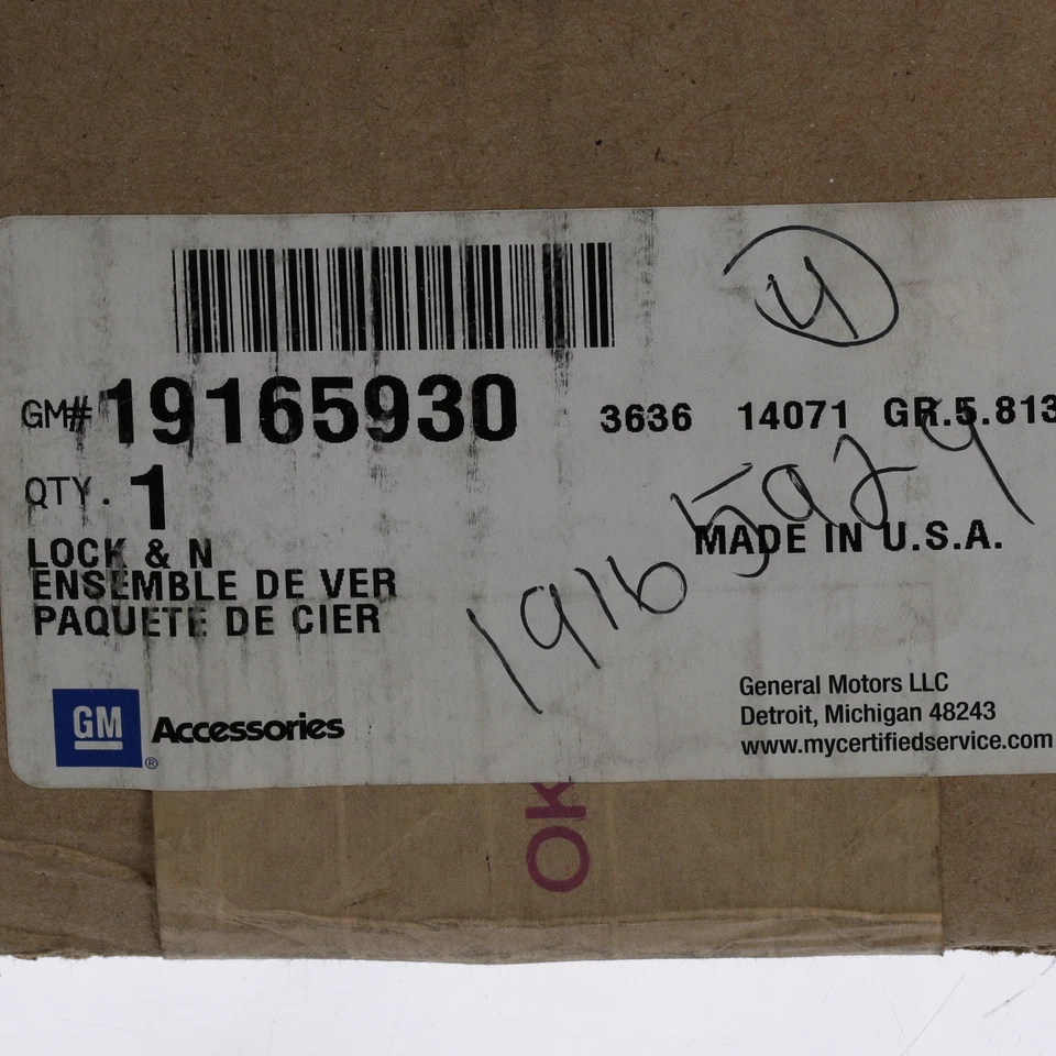 NOVO GENUÍNO GM Wheel Lug Lock and Nut Pack 11-14 ATS Colorado Canyon 19165930 - Imagem 3 de 3