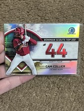 2023 Bowman Scouts Top 100 Cam Collier #BTP-44 Cincinnati Reds Baseball