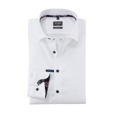 Olympus Luxor modern fit men's business shirt extra long sleeve white 122879 00