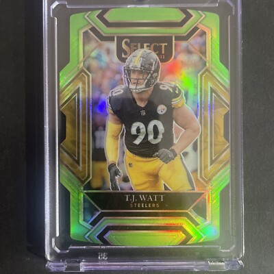 2021 Panini Select - Club Level #229 T.J. Watt /349 die-cut 