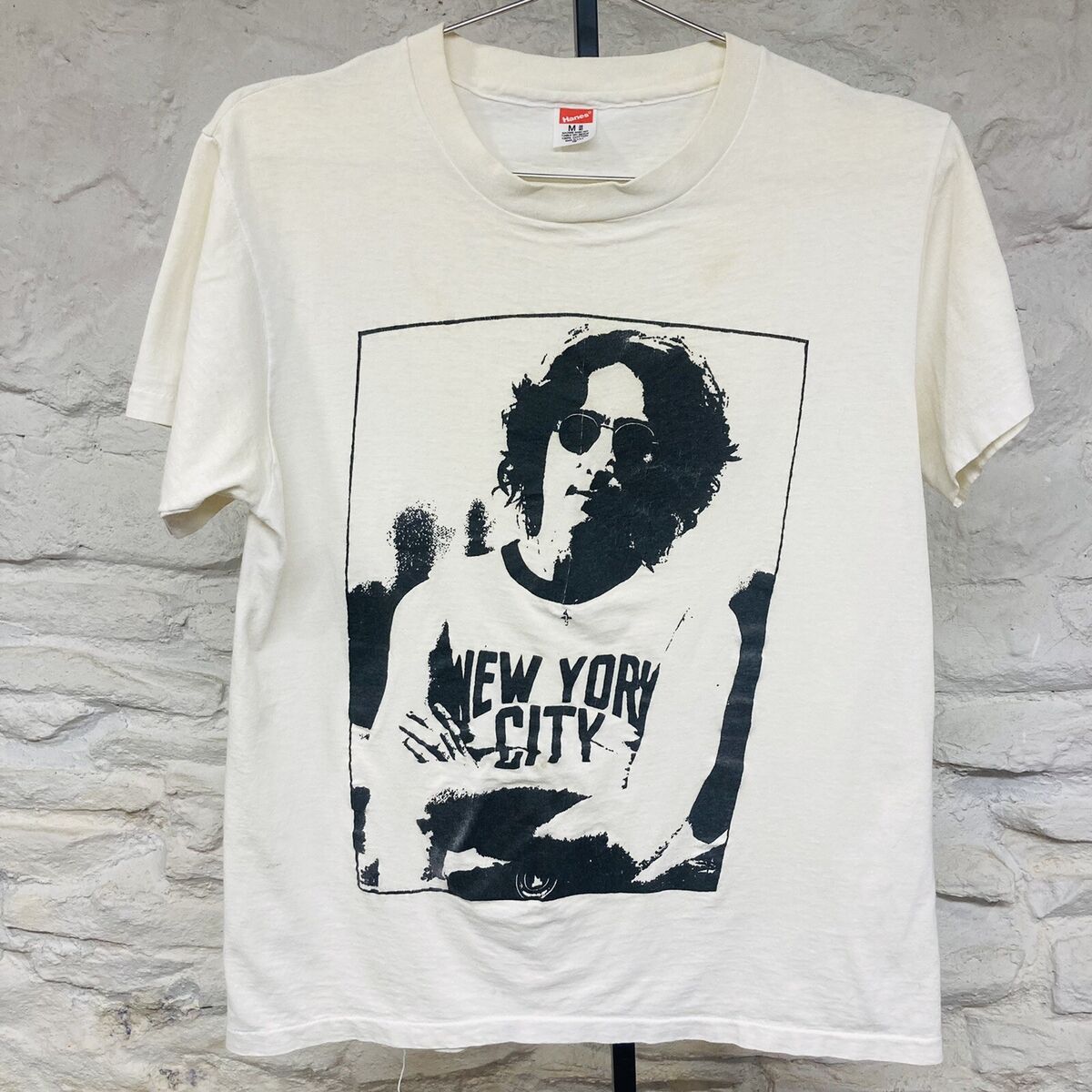 VTG 80s John Lennon New York City Hanes Tag T Shirt Beatles VTG 80s John Lennon New York City Hanes Tag T Shirt Beatles