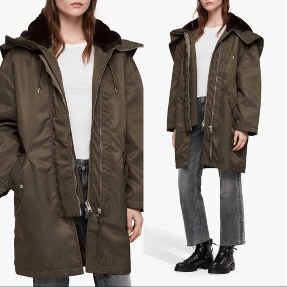 All saints tyra best sale parka