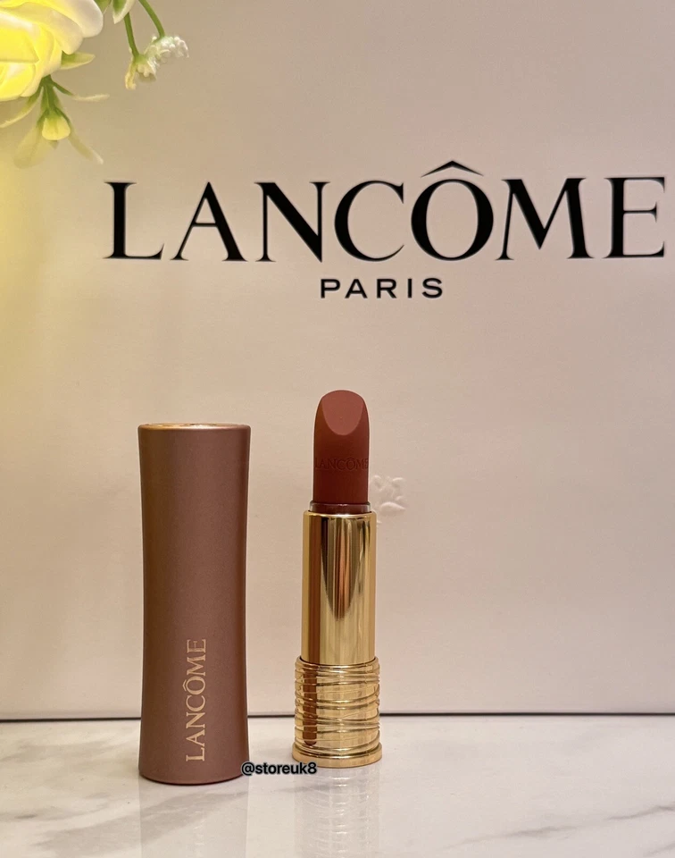 Lancome l'absolu rouge intimatte lipstick 210 unspoken feelings full size 3.4g