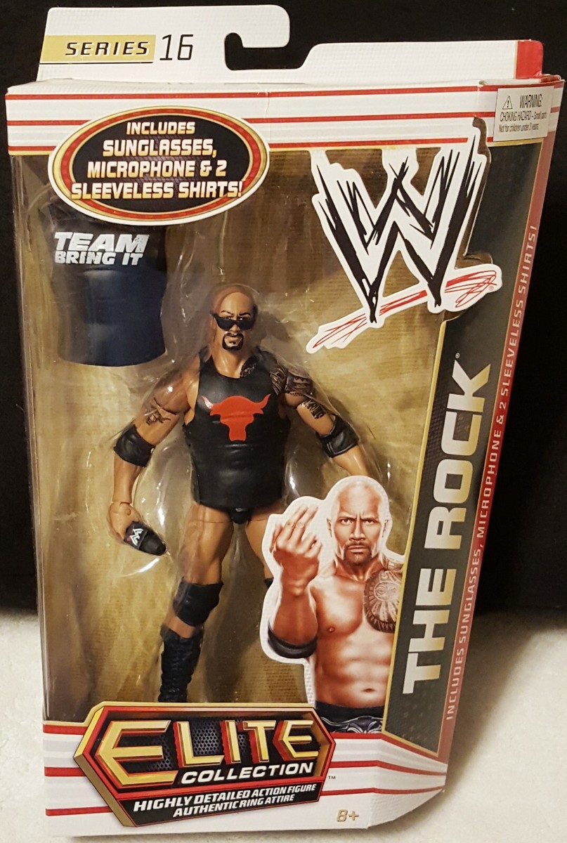 WWE ELITE COLLECTION ザ・ロック Amazon.com: Mattel WWE The Rock Elite Collection Action