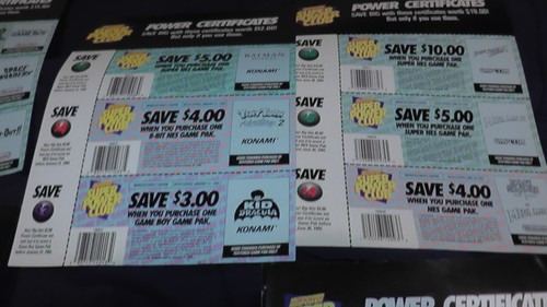 nintendo power super club certificates challenge trading card strips ? - Picture 3 of 7