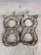 1967 Ford Galaxie Headlight Mounting Support Brackets Braces Mounting Buckets OE