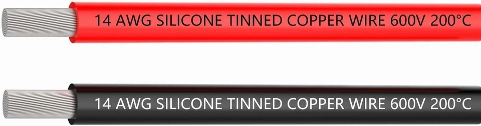 Cable de silicona de 5m 14 AWG | Flexible, resistente al calor para proyectos... - Imagen 3 de 4