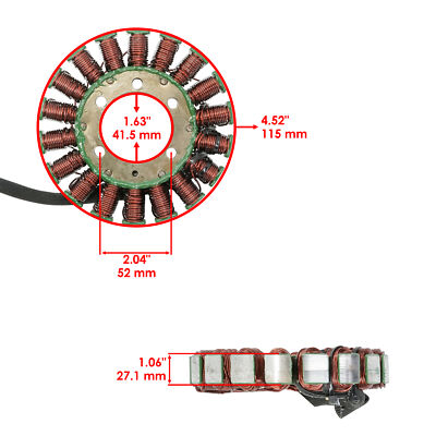 Caltric Stator Magneto For Polaris Ranger 500 EFI 4x4 (2006-2013) - Replaces 3089959