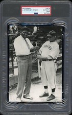 Jack Johnson & Honus Wagner 1930 Type III Original Photo PSA/DNA *2 Icon's*