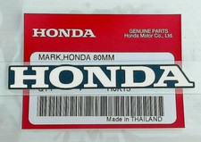 ORIGINAL Honda Aufkleber-CHROM/SCHWARZ-8cm-Sticker-Logo-Emblem-Schriftzug-80