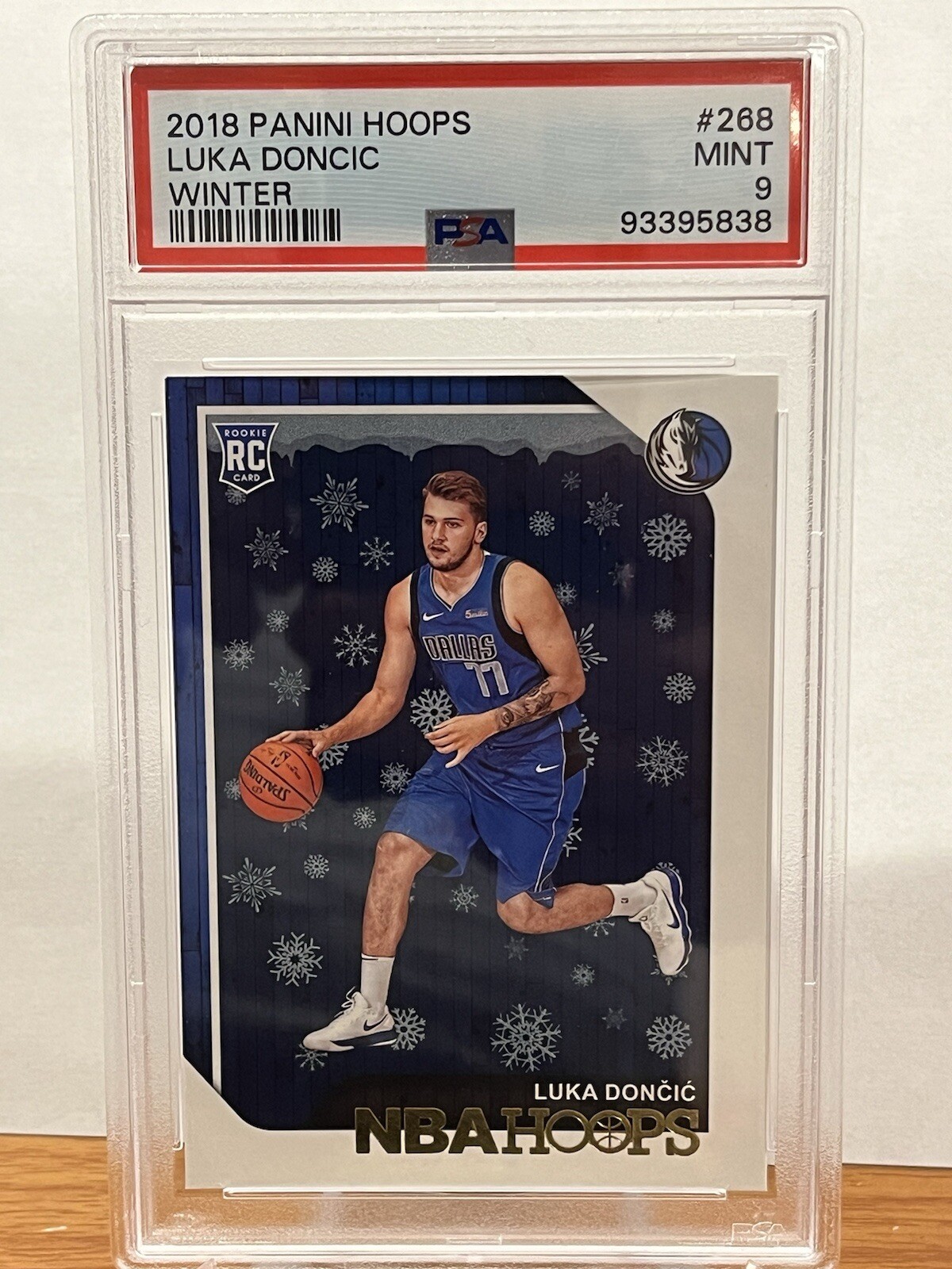 2018 Panini Hoops Luka Doncic Winter RC PSA 9