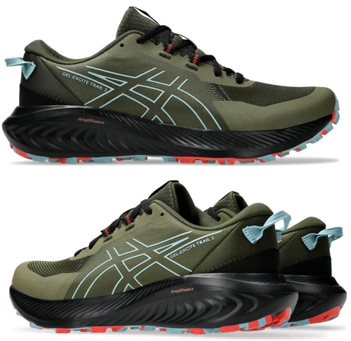 New ASICS GEL Excite Men's Athletic Sneakers running shoes trail green all sizes