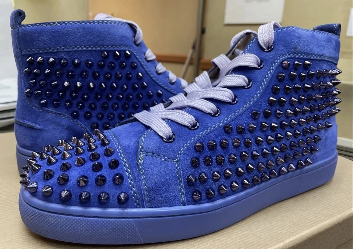 Christian Louboutin Lou Spikes Sneakers - Size 7