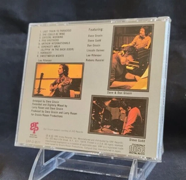 Dave Grusin – Out of the Shadows (CD) 1985, Remastered, GRP Records - Image 3 of 3