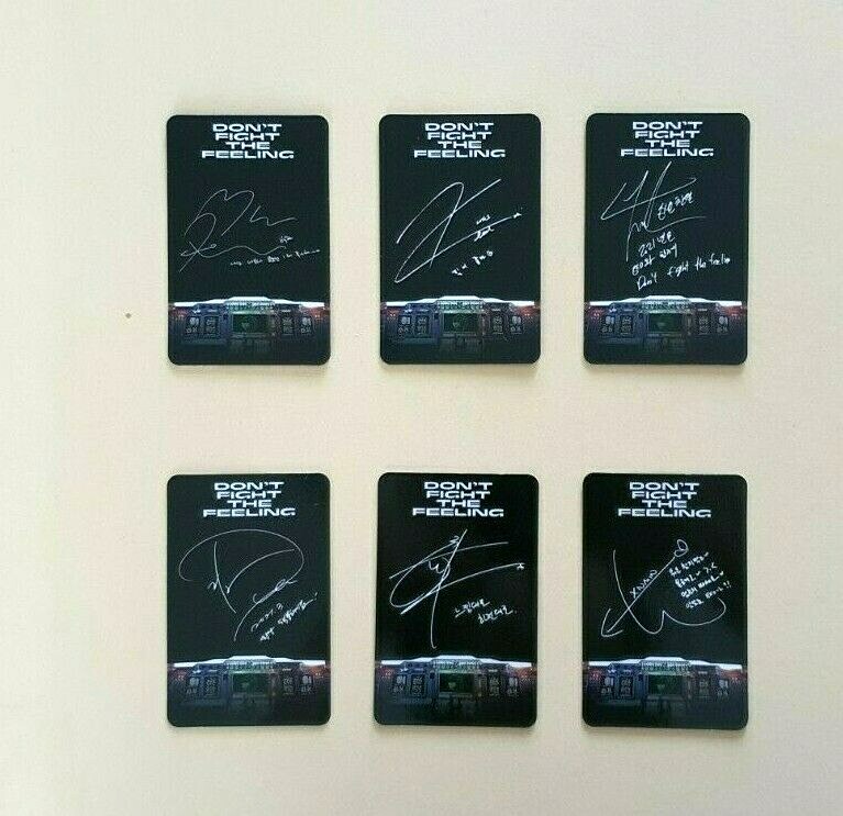 EXO Don't fight the Feeling Official photocard Baekhyun Chanyeol