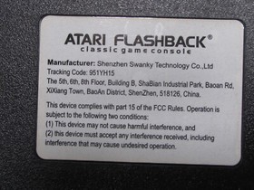 ATARI Flashback Classic Console Set PARTS ONLY UNABLE TO TEST DUE TO JOYSTICKS