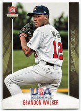 2015 Brandon Walker Panini USA Baseball Rookie