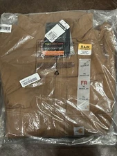 Carhartt Flame Resistant FR Rain Defender Insulated Vest Brown Men's