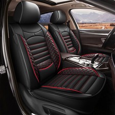 Car 5-seat Covers For Chevrolet Silverado 1500 2007-2023 Fuax Leather Pad Set