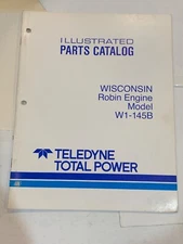 Wisconsin Robin Engine Models W1-145B , Illustrated Part Catalog