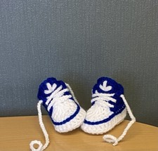 Crochet Newborn Baby First Shoes Booties Boots Slippers Trainers