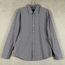 Hugo Boss Dress Shirt Mens Size XL Slim Fit Textured Button Up Business Casual