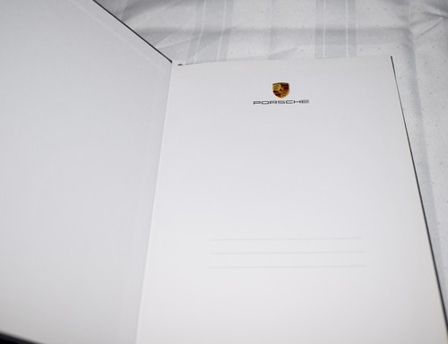 OEM Porsche Hardcover Blank Journal Book Diary For Service History Notes Etc UT8 - Picture 4 of 5