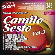 Karaoke Latin Stars 345 Camilo Sesto Vol.3