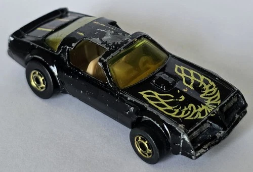 Hot Wheels: Vintage 1977 Hot Bird Black Gold Rims (TRANS AM) Malaysia