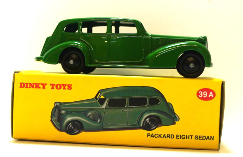 Dinky 39a, Packard Super 8 Tourer - Free Price Guide & Review