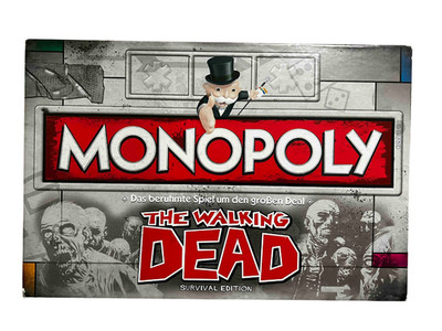 Monopoly The Walking Dead Survival Edition 2014 Hasbro Brettspiel Familie