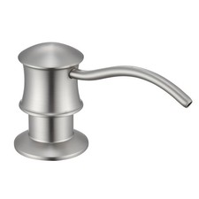 Built in Soap Dispenser for Kitchen Sink Countertop, Solid Brass Pump Head Lo...