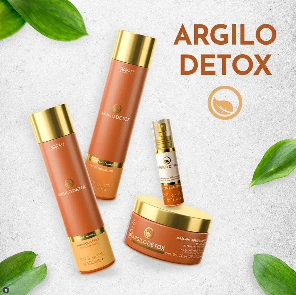 Sorali Argilo Detox Detox Equalizer Conditioner - 300ml - Capillary pH Regulatio - Image 3 of 4